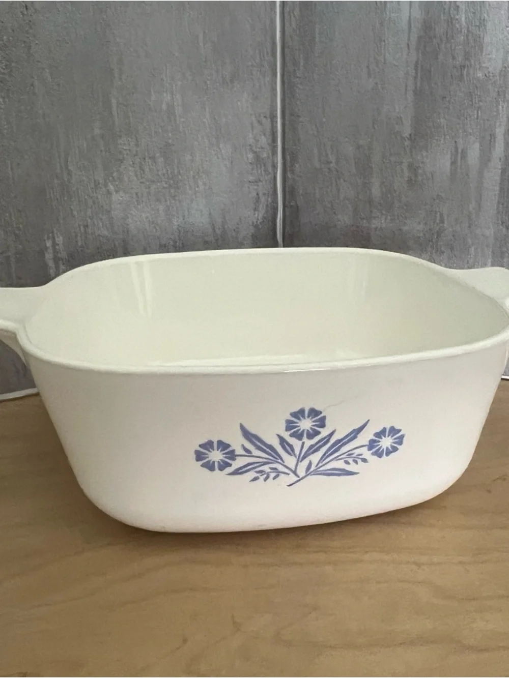 Corning Ware Blue Cornflower C-11 Casserole Dish 1 Qt Vintage Range Microwave